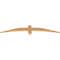 Ekena Millwork Bellingham Timber Gable Bracket, Western Red Cedar, 60"W x 10"H x 1 1/2"D x 3 1/2"F, 4/12 Pitch GBW060X10X0204BEL00SWR - alternate 3